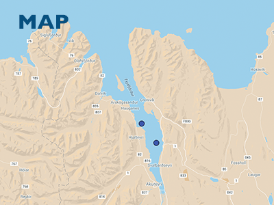 Map of the North Coast